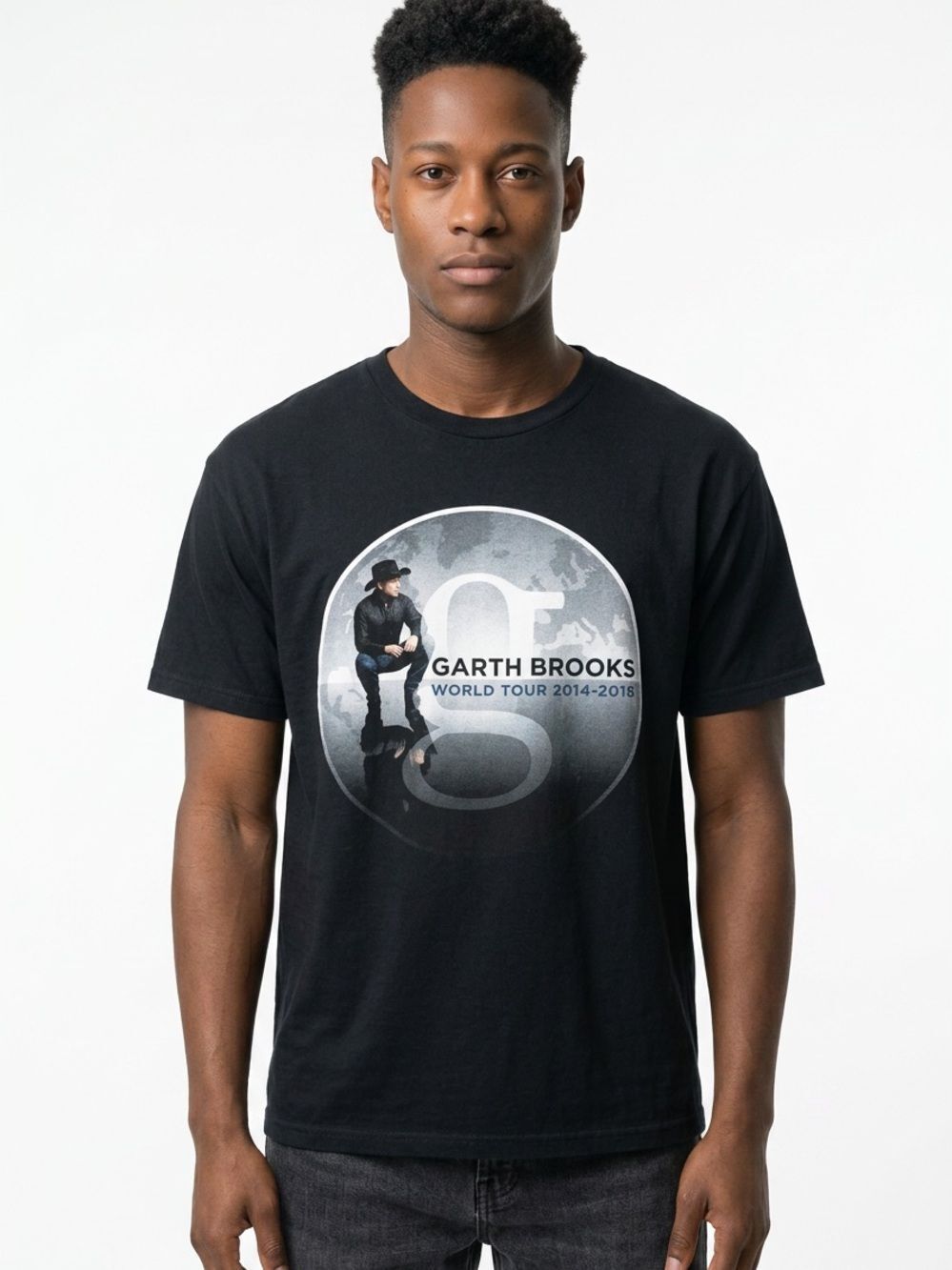 GARTH BROOKS Country Music 2014-2016 World Tour Concert Tee Unisex Size XL